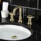 Kingston Brass KS142RKXBB Widespread Bathroom Faucet with Push Pop-Up, Brushed Brass KS142RKXBB - alternate 4